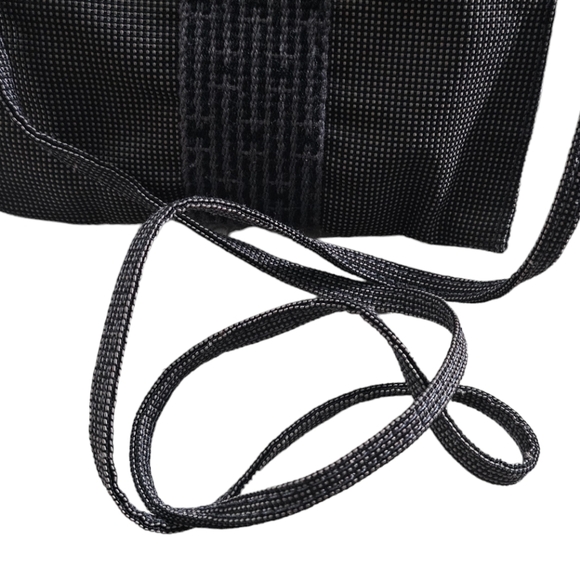 Authentic Hermes Herline Black Canvas Crossboday/Shoulder Bag - Picture 9 of 9